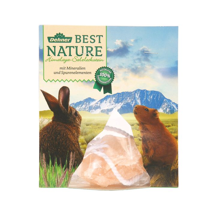 Natures Best Salzleckstein Himalaya – 2,5 Kg, Mit Kordel Zum Aufhängen, Für Pferde
