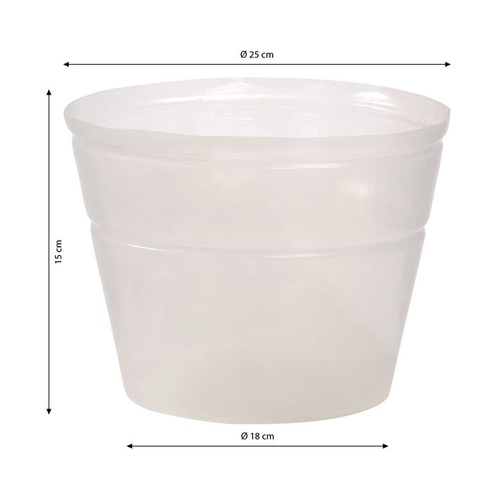 60 Transparente Blumentöpfe Mit Drainage: 8,9 Cm, 10,2 Cm, 12,7 Cm – Ideal Für Sukkulenten & Pflanzen