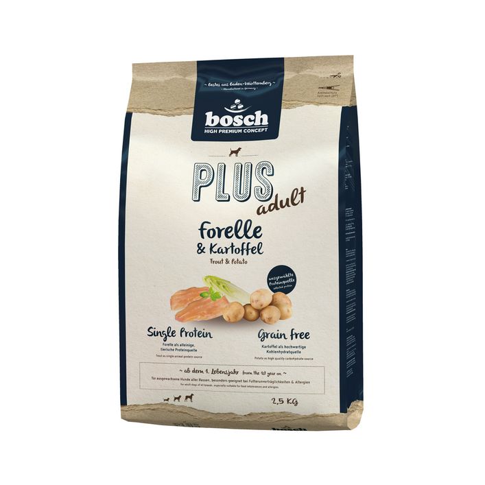 bosch Trockenfutter fr Hunde Plus, | Dehner