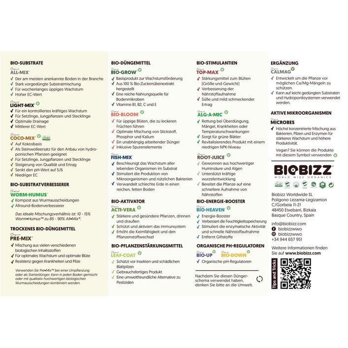 BioBizz Flssigdnger Starter-Set inkl. | Dehner