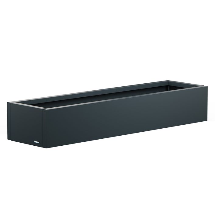 blumenkasten 80 cm grau Stone Balkonblumenkasten mit Bewsserungssystem 80 cm  Balconyliving.de