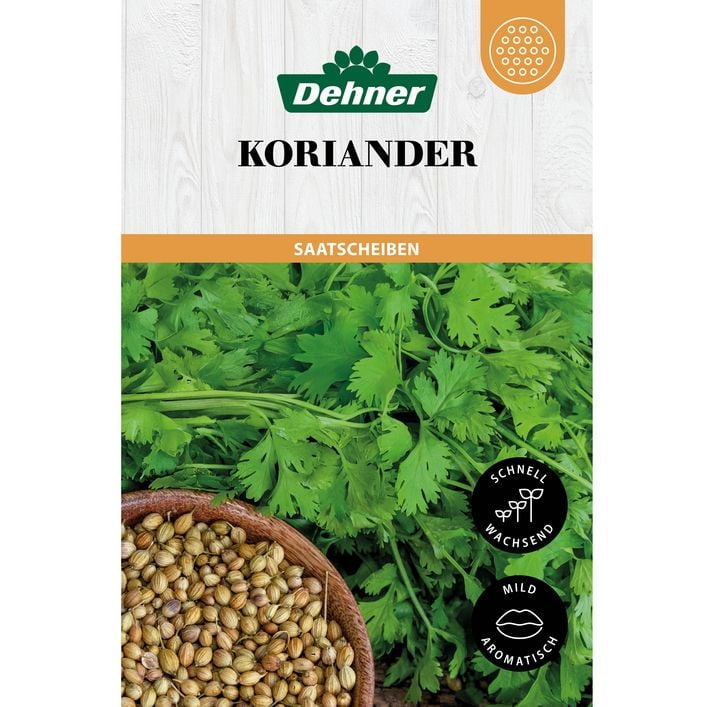 Dehner Saatscheiben Koriander, 3 Stck   | Dehner