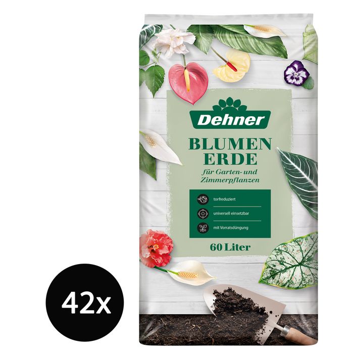 Dehner Blumenerde, 42 x 60 Liter | Dehner