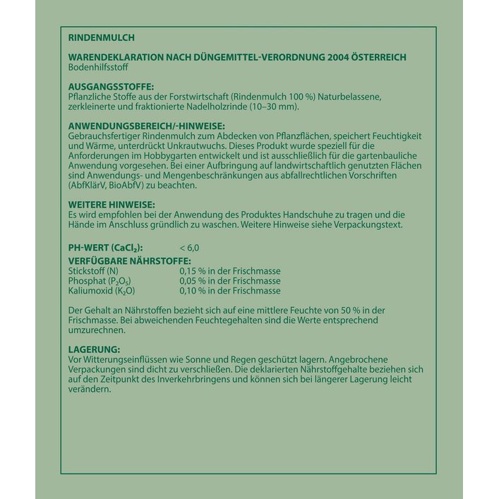 Dehner Rindenmulch fein, 39 x 60 Liter | Dehner