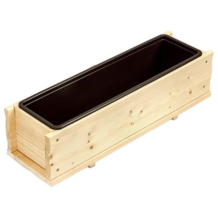Dehner Holz-Blumenkasten, rechteckig | Dehner
