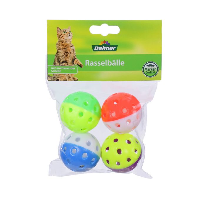 Dehner Lieblinge Rasselbälle, 4er-Set | Dehner