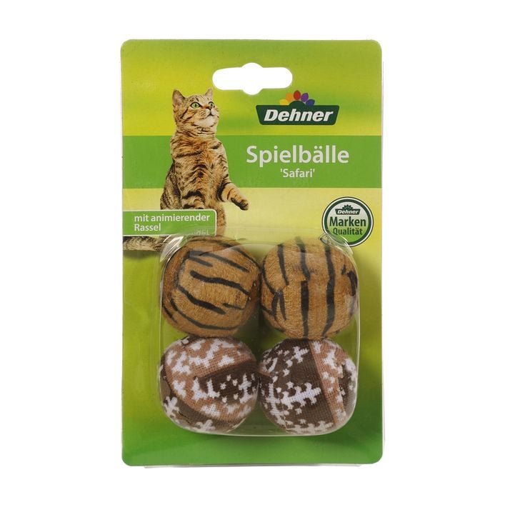 Dehner Lieblinge Spielbälle Safari, 4er-Set | Dehner