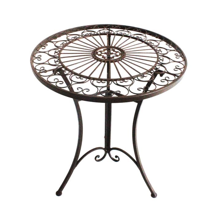 Austria product data sample: Dehner Metalltisch Antik, ca. Ø61/H72 cm
