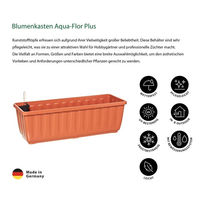 Dehner Blumenkasten Aqua-Flor Plus mit | Dehner