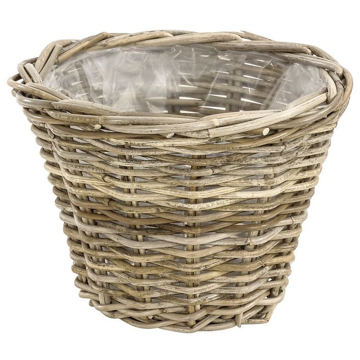Van der Leeden Rattan-Topf, konisch, | Dehner