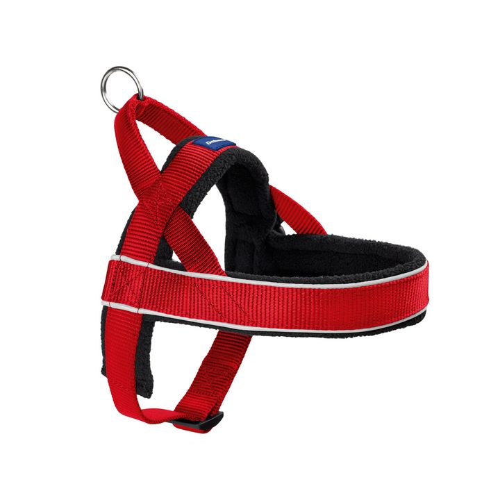 DOGGIE DESIGN American River Ultra Hundegeschirr – Choke-Free Netzstoff, Rot, Größe XXL/3XL (bis 76 Cm Brustumfang)