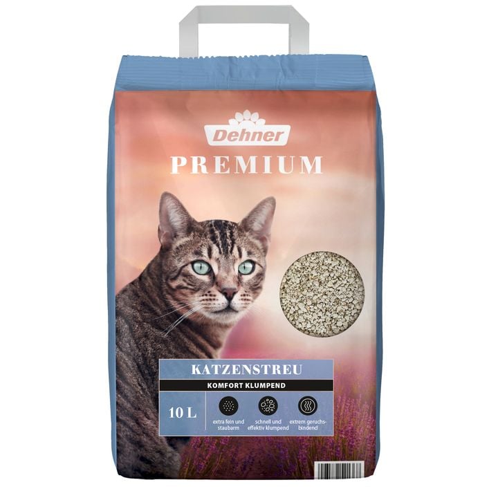 Dehner Premium Katzenstreu Komfort Klumpend, | Dehner