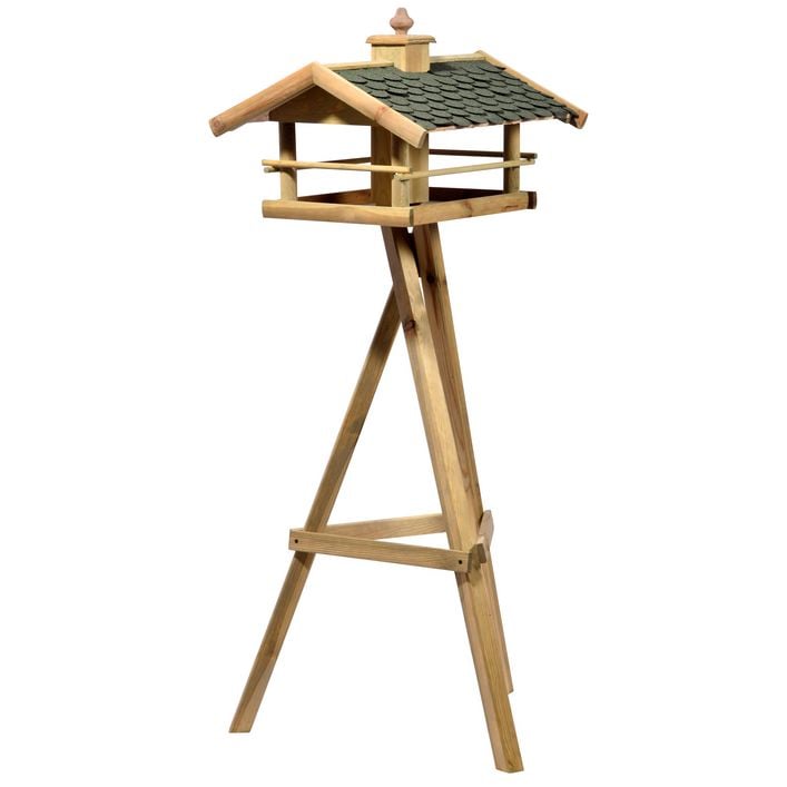 Dehner Wildvogel Futterhaus Watzmann - Vogelhaus Aus Fichtenholz | 54x38x30cm
