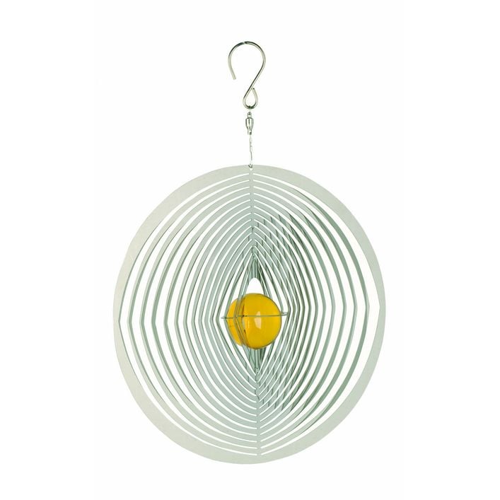 NATURE'S MELODY – Kristallglas-Klangspiel, Ca. 27 Cm Grau, Windbetrieben, Dekorativ