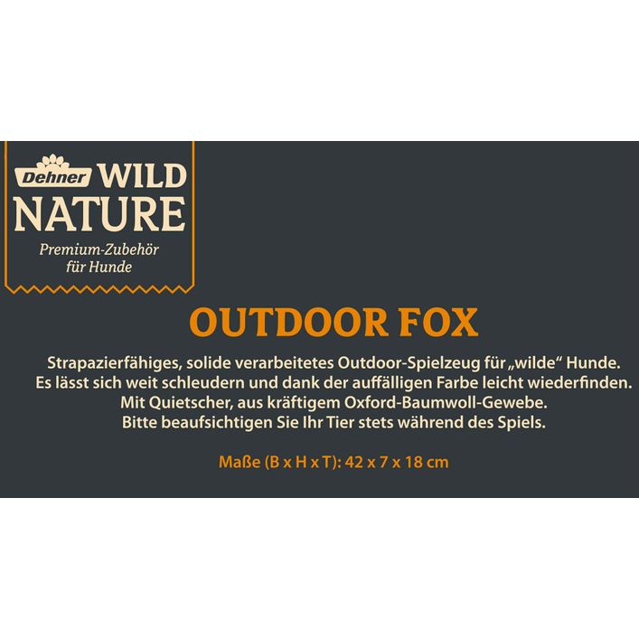 Dehner Wild Nature Hundespielzeug Outdoor Fox | Dehner