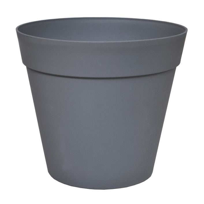 2x Groe Runde RYSONS Pflanztpfe Mit Drainageloch  Silber Gittereffekt   Indoor/Outdoor (29,5 Cm Hoch) Blumentopf Gro Aussen