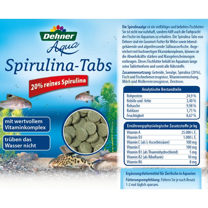 Dehner Aqua Spirulina-Tabs, 90 Stk. | Dehner