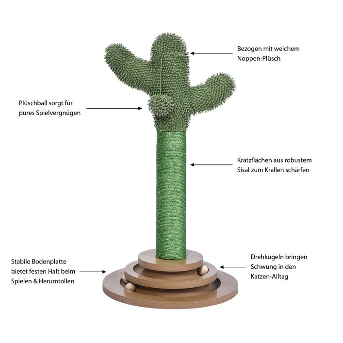 print kaktus Wavey Cactus Print – Eleanor Bowmer main image 1