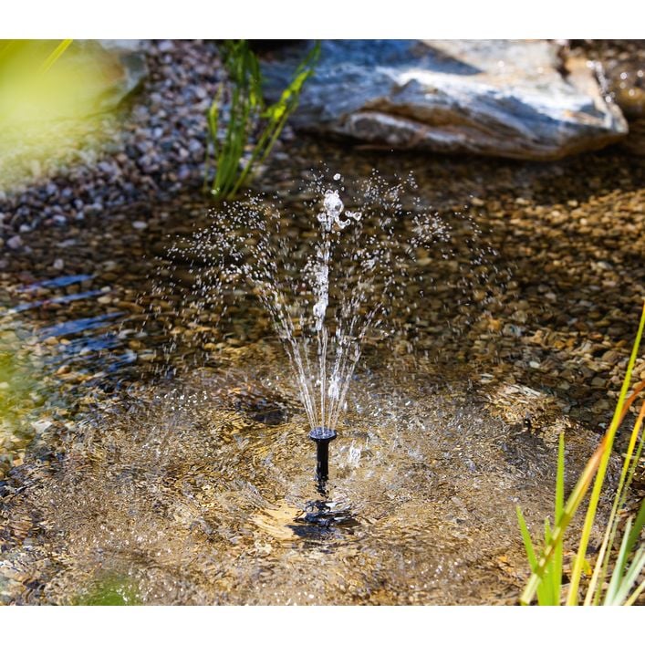 Solar Wasserspeier Schnecke Emilius - Solarbetriebener Gartenteich Springbrunnen