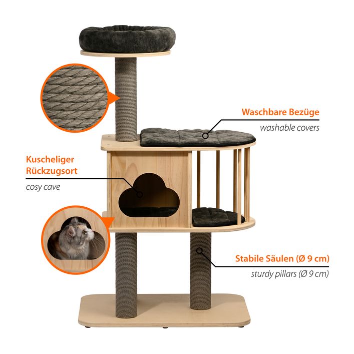 dobar petlife Kratzbaum Mila, braun, ca. | Dehner