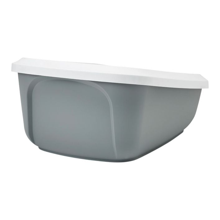SAVIC Katzentoilette Aseo Jumbo, wei/grau, | Dehner