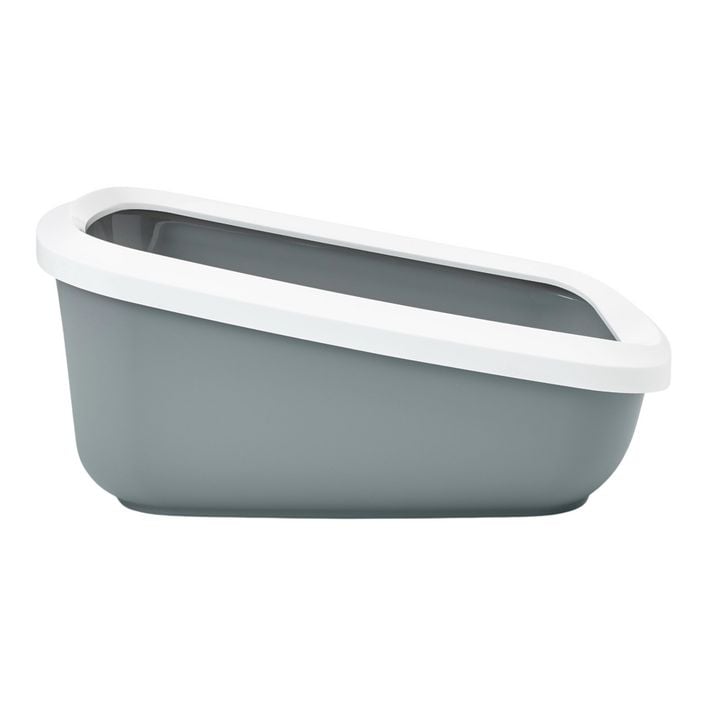 SAVIC Katzentoilette Aseo Jumbo, wei/grau, | Dehner