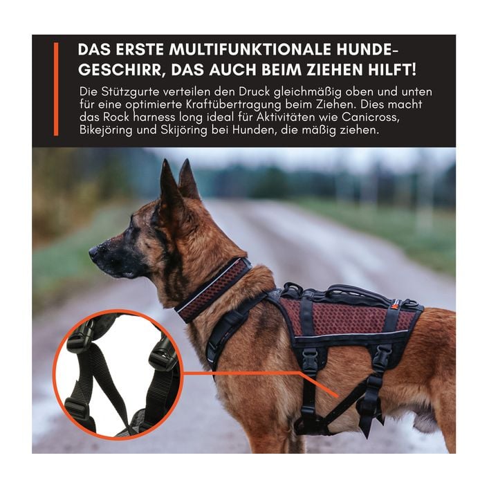 Non-stop dogwear Mehrzweck-Hundegeschirr Rock | Dehner