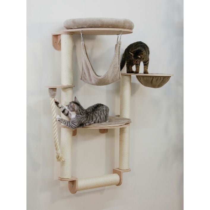 KERBL Wandkratzbaum Dolomit Grappa Pro, beige, | Dehner