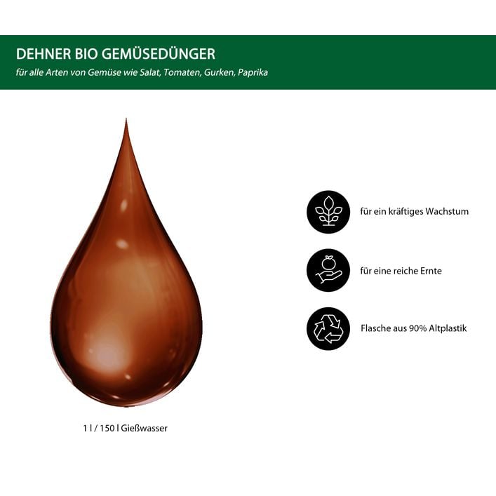 Dehner Bio Gemse-Dnger, flssig, 1 l | Dehner