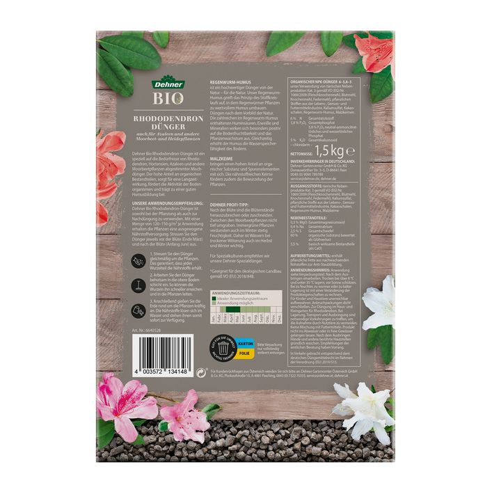 Dehner Bio Rhododendron-Dnger, 1,5 kg | Dehner