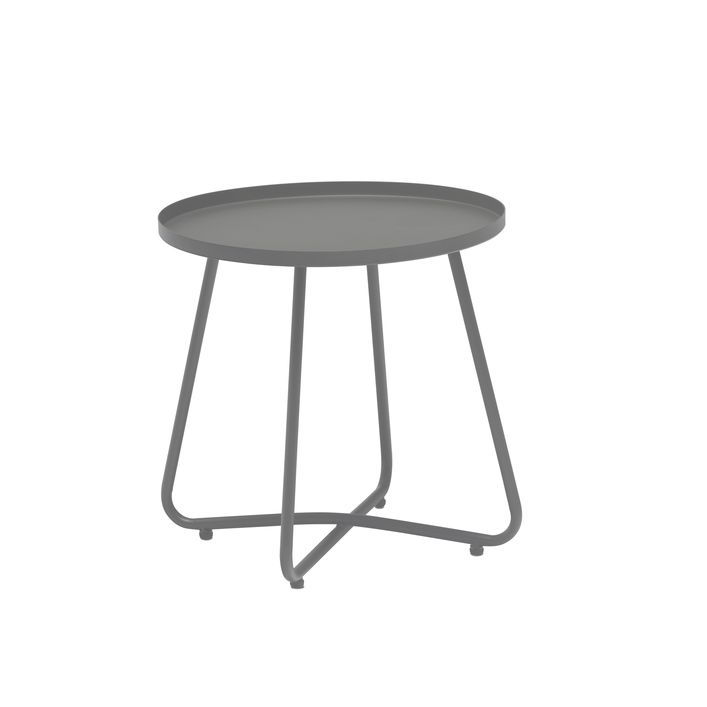 Christopher Knight Home Eliana Outdoor Beistelltisch – Sunburst-Design, Eisen, 30,5 Cm, Grün