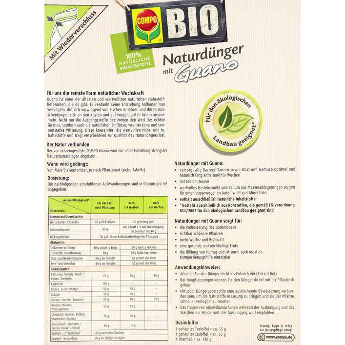 COMPO BIO Naturdnger mit Guano | Dehner