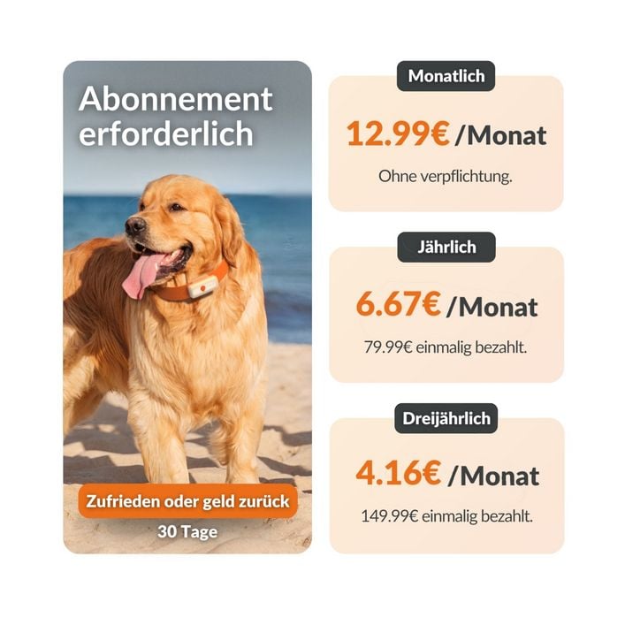 law of vibration deutsch Weenect XS GPS-Tracker für Hunde, ca