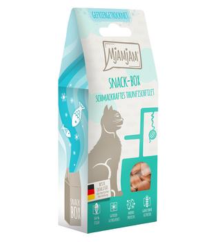 MjAMjAM® Katzensnack Snackbox schmackhaftes Thunfischfilet, Adult, 35 g