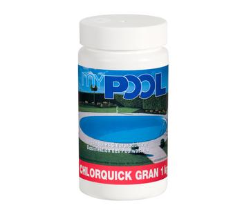 myPool Chlor Granulat, 1 kg, Weiß