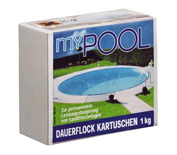 myPool Flockungskartusche 1 kg, Weiß