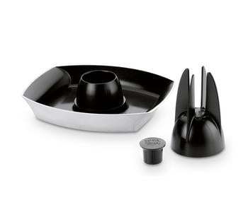 Weber Geflügelhalter Deluxe, Schwarz / Silber - Aluminium