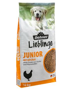 Dehner Lieblinge Trockenfutter für Hunde Knusper Mix Junior, Geflügel