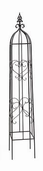 Dehner Metall-Rankobelisk Canterbury, grau - Metall