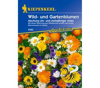 Kiepenkerl Saatgut Wild- und Gartenblumen Mix, Gelb / Orange Rot Lila Weiß