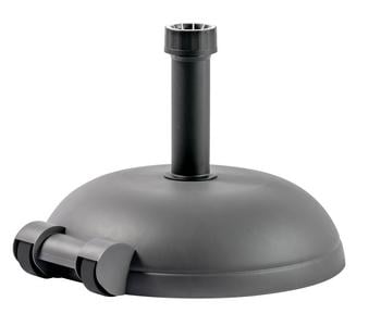 beo Design-Schirmständer, 40 kg, Dunkelgrau - Kunststoff, Beton