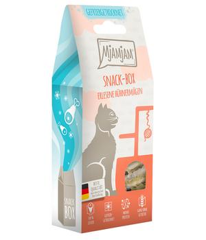 MjAMjAM® Katzensnack Snackbox erlesene Hühnermägen, Adult, 35 g