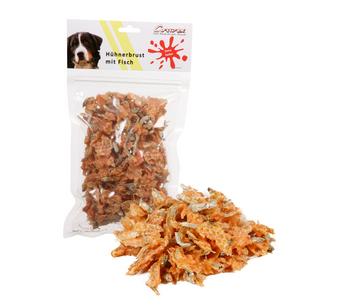 Corwex Hundesnack Hühnerbrust mit Fisch, 250 g