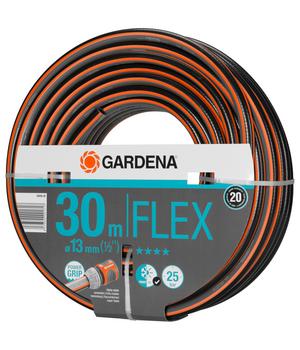 GARDENA Comfort FLEX Schlauch 1/2'', 30 m, Orange / Schwarz