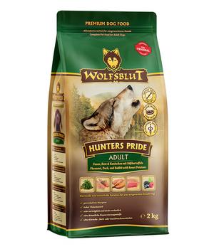 WOLFSBLUT Trockenfutter für Hunde Hunters Pride, Adult, Ente & Kaninchen