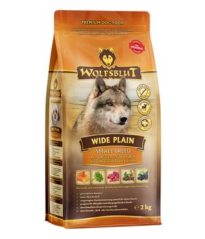 WOLFSBLUT Trockenfutter für Hunde Wide Plain, Small Breed, Pferd & Süßkartoffeln
