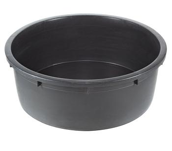 I.C.S. PE-Becken für den Außenbereich, rund, schwarz
