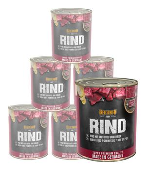 BELCANDO Nassfutter für Hunde Adult, 6 x 800 g