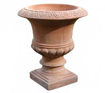 Dehner Terrakotta-Pokal, rund, ca. Ø32 cm