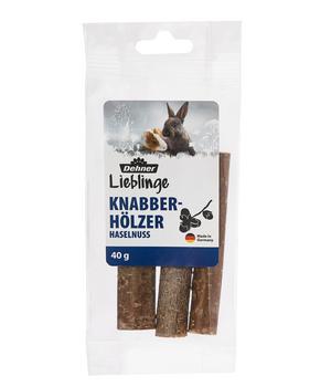 Dehner Lieblinge Knabber-Hölzer Haselnuss, 40 g